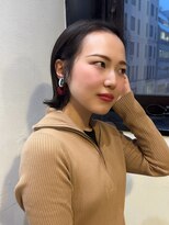 メイカ(MEIKA) ”伸ばしかけボブ×ダークブラウン” なかもと はな