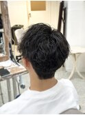 【ナチュラルショート×ピンパーマ】緑川