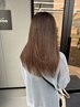 ダメージ少なく☆カット＋ブリーチ無しダブルカラー＋トリートメント　大館　