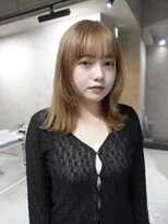 ネアー 新潟(NEER)&nbsp;アプリコットオレンジ/くびれヘア/レイヤーショート［新潟］