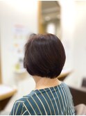 30代40代50代/ショートボブ/白髪染め/香草カラー