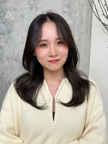 ミリ(mm)&nbsp;10代20代王道くびれヘア透明感グレージュレイヤー髪質改善仙台