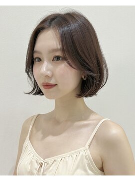 ライズ ネックス ザ サロン 渋谷(LIZE nex the salon) 韓国ボブ［#渋谷駅 #韓国 #髪質改善 #ボブ #レイヤー］