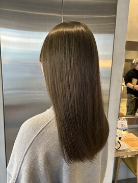 オーガニック リブ 川越(organic+live) 冬カラー◎20代30代まろやかブラウンカラーロング透明感