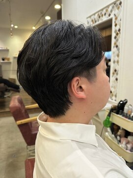 ボタンヘアー 日吉(BoTaN HAIR) メンズパーマ/毛流れパーマ/黒髪パーマ/ビジネスマン/日吉