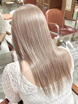 ネオリーブサイン 大森店(Neolive sign) 極ツヤミルクティーベージュ ブリーチ1.5回 大森