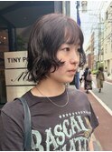 山本/ウルフカットレイヤーカット顔周り吉祥寺ブリーチなし前髪