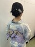 桑名花火 浴衣着付け+ヘアセット【12時~18時限定】*電話予約のみ