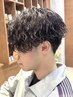 メンズカット+ツイストスパイラルパーマ