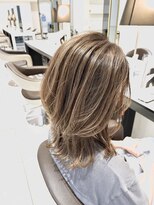 アッシュ 青葉台店(Ash)&nbsp;白髪ぼかしバレイヤージュミディアム