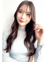 キングスベリー(Hair Relaxation King's Berry)&nbsp;透け感ロング×柔らかウェーブ10.29暗めカラー