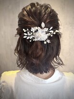 ハール(haar)&nbsp;お呼ばれヘア ハーフアップ