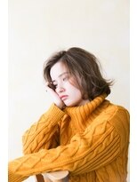 オハナ(ohana) 【ohana/表参道】ワンサイド外国人風タンバルモリボブ。