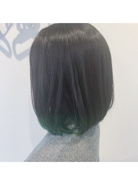 テクライズ 豊橋店(TECHRISE) すそカラーグリーン☆