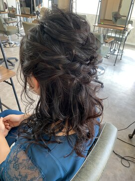 ヘアスタジオニコ(hair studio nico...) もこもこハーフアップ