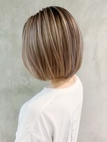 アイティー バイ アルバム 中野店(IT by ALBUM)&nbsp;シャドールーツ_オリーブカラーハイライトカラー_ba305782