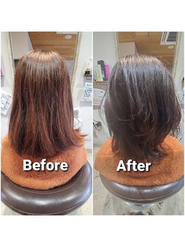 ポンテ 大野城店(ponte) 【全国で1%以下の厳選サロンの仕上がり☆髪質改善カラー】