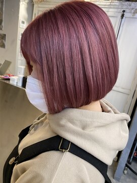 ヘアスタジオニコ(hair studio nico...) ピンク