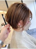 ショートヘア/宇都宮駅/ベージュブラウン/モカ/ショートカット