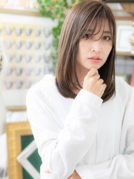 カバーヘア ブリス 志木南口駅前店(COVER HAIR bliss) シースルーバングツヤ髪小顔内巻きワンカールa志木20代30代40代