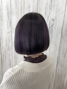 レア(Le’a) 【Le'a】ダークラベンダー☆前下がりボブ