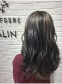 シルバーハイライト×グレージュ