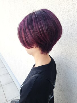 ゴットラトゥール(GOTTO LATOUR) 大人可愛いショートスタイル☆ピンクパープルカラー