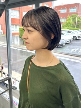 ヘアー アイス 御器所本店(HAIR ICI) 20代30代大人可愛い★小顔ボブ丸みショートボブカット