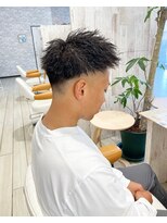 ラグ(RAG) 【men's】ツイストパーマ×束感ショート×刈り上げby伊藤