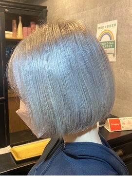 キャラ シャローネ 池袋(Chara Chalone) ショートボブ/ハイトーングレー/ホワイトグレー/グレージュ