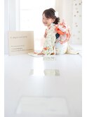 七五三　アップヘアスタイル　キッズ