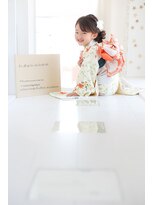 ユニアポートレート 天白(UNIA portrait)&nbsp;七五三　アップヘアスタイル　キッズ