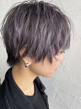 マイレ(maile) #マッシュ #ラベンダーシルバー #メンズスタイル