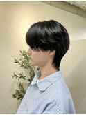 シースルーマッシュウルフ　ウルフカット　韓国風ウルフ
