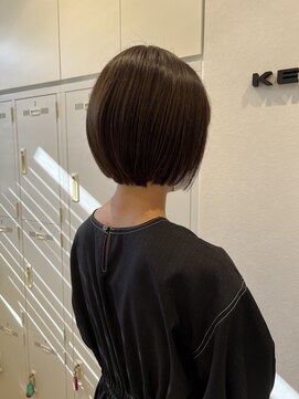 ステラバイケンジ(STELLA by KENJE) 大人綺麗ボブ/藤沢/髪質改善縮毛矯正/ショート/脱白髪染め透明感