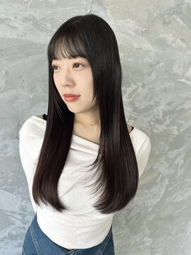 ティーヘア(t.hair) 梅雨対策/髪質改善美髪縮毛矯正/似合わせカット絹髪ストレート