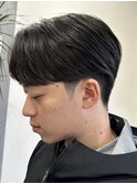 ニュアンスパーマ 刈り上げ 韓国 ダウンパーマ