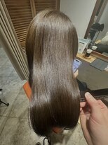 リジェール 鶴舞店&nbsp;ロング×艶髪オリーブグレージュ