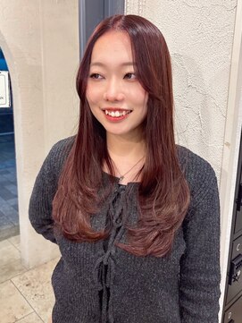 アネーロバイエーケー(ANHELO by AK) レイヤースタイル　レッドカラー