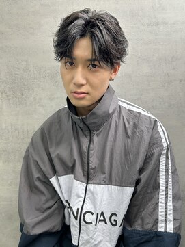 ネクスト 静岡店(NEXT) MEN'S HAIR/ブルーブラック/フェザーショート/フェザーパーマ