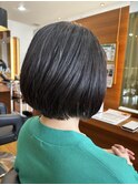 丸みシルエット美人ボブ