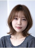 レイヤーボブ/レイヤーカット/くびれレイヤー/韓国風ヘア