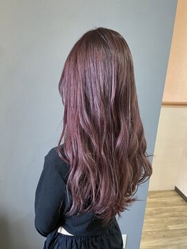 ココカラヘアー ニコ(cococara hair nico) ロング/ゆるまき/ラベンダーピンク