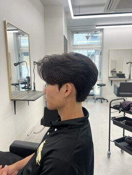 ステージ(STAGE) ダウンパーマ ニュアンスパーマ センターパート