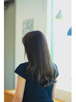 髪と生活美容室 大分本店&nbsp;艶のあるグレージュ