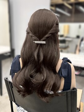 フォンズ(FONS) 上品韓国ヘアラベンダーグレージュ