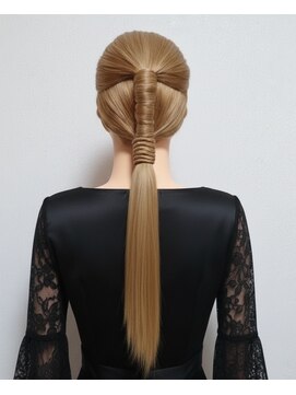 タイトポニー/ヘアセット/ヘアアレンジ