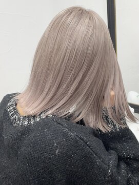 !ダブルカラーハイトーンケアブリーチデザインカラー#原宿