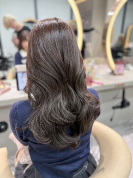 ロンドメリア 天神大名店(Lond Melia) イメチェンヘアスタイル小顔に見せるヘアココアベージュ