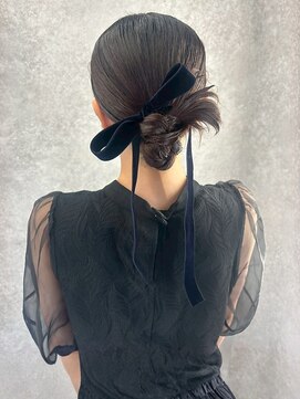 カチモリヘア お呼ばれへア ヘアセット ヘアアレンジ 韓国ヘア